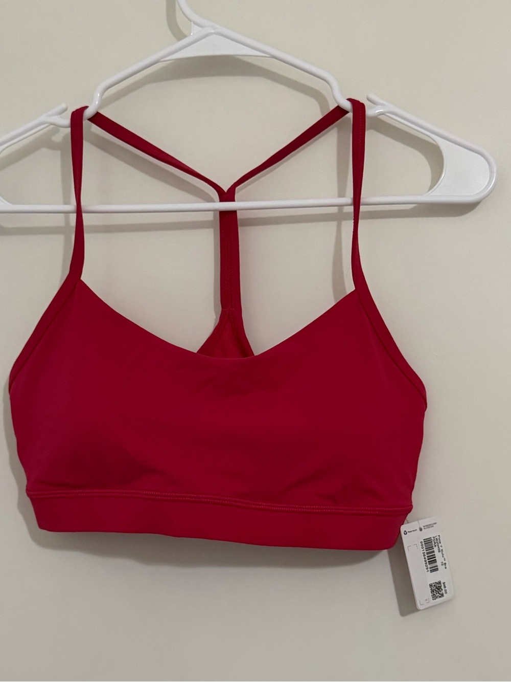 lululemon athletica flow y nulu dark pink Sports Bra